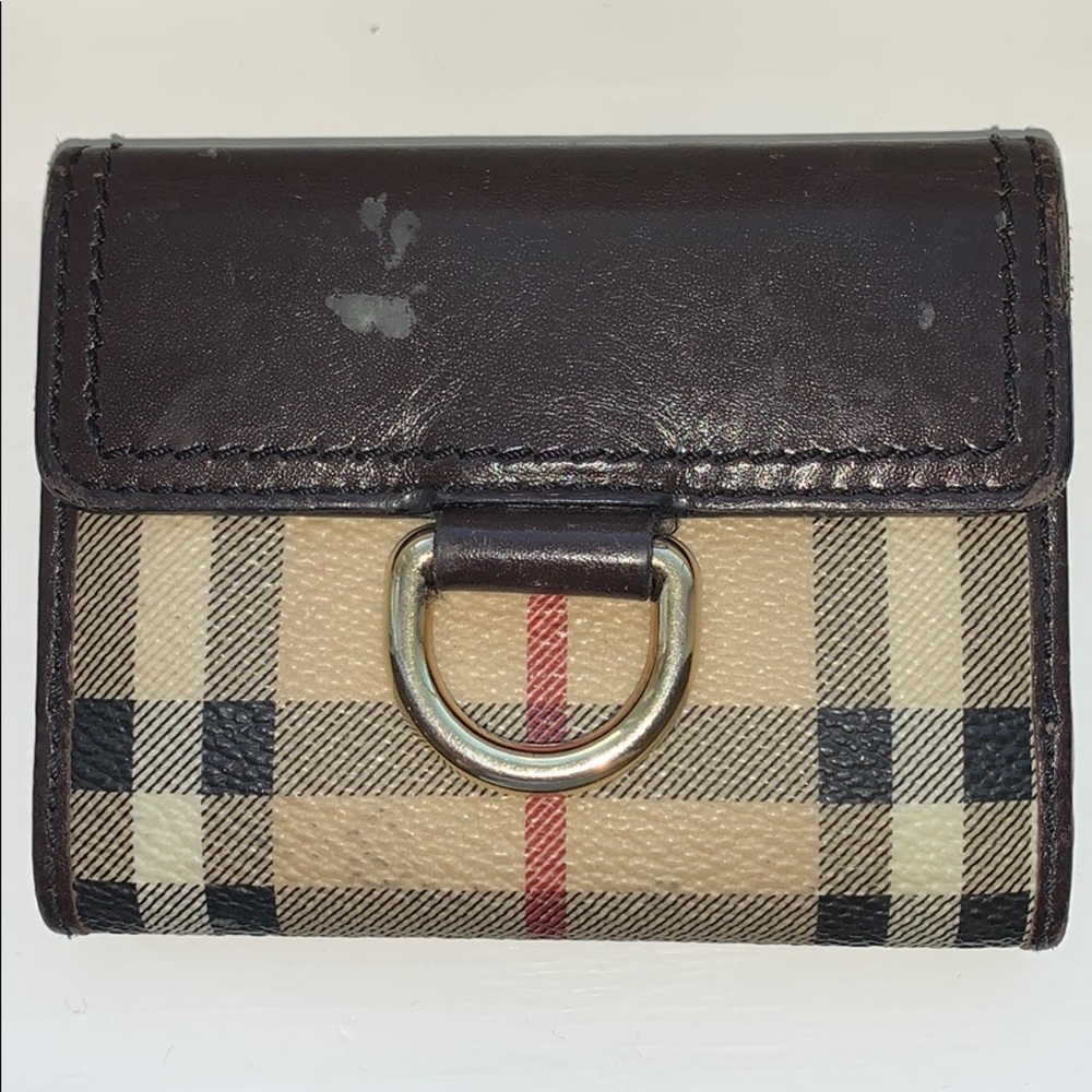 Burberry folding card holder